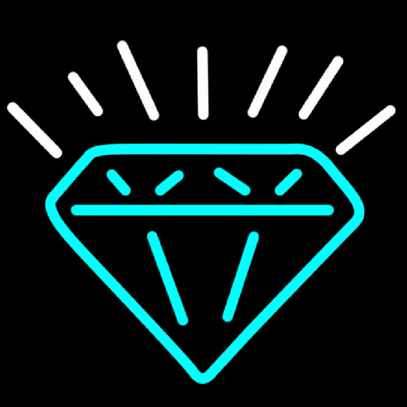 Diamond Logo Neon Skilt