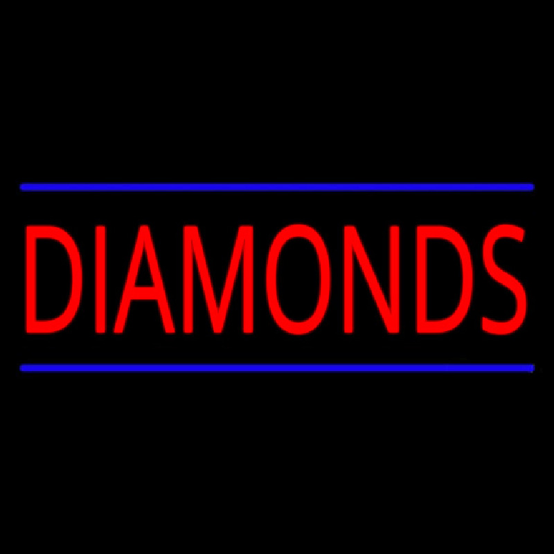 Diamonds Neon Skilt