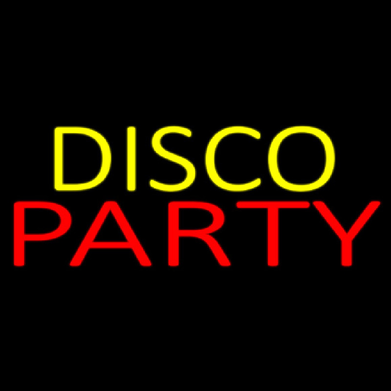 Disco Party 4 Neon Skilt