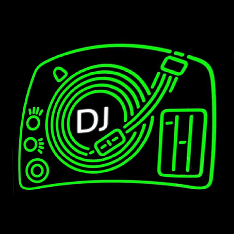 Dj 2 Neon Skilt