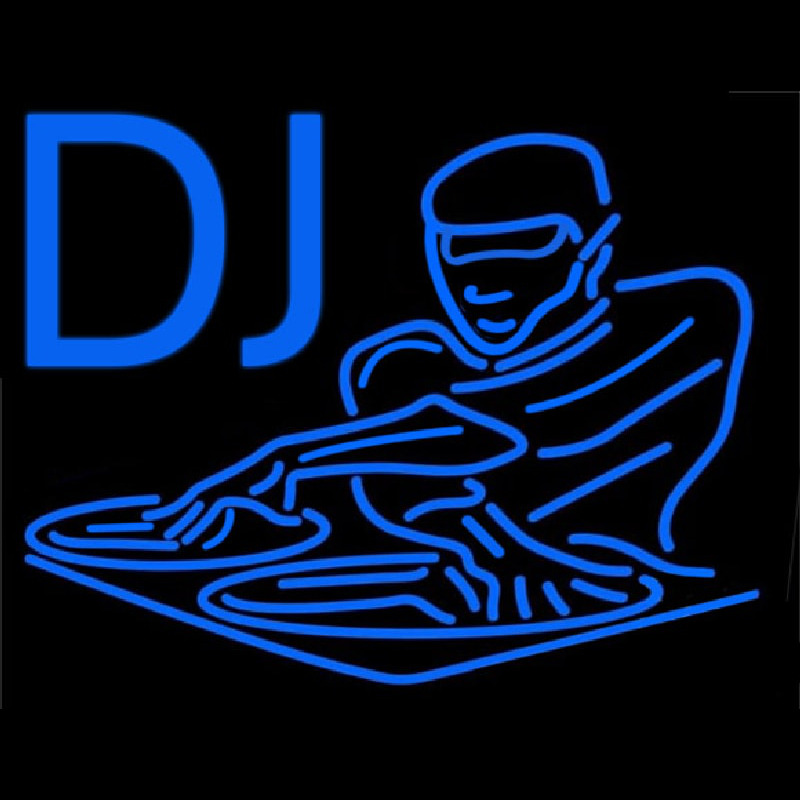 Dj Disc Jockey Disco Music 1 Neon Skilt