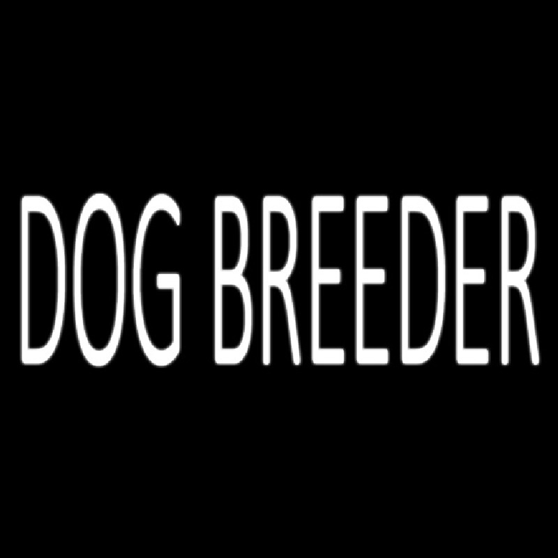 Dog Breeder Neon Skilt