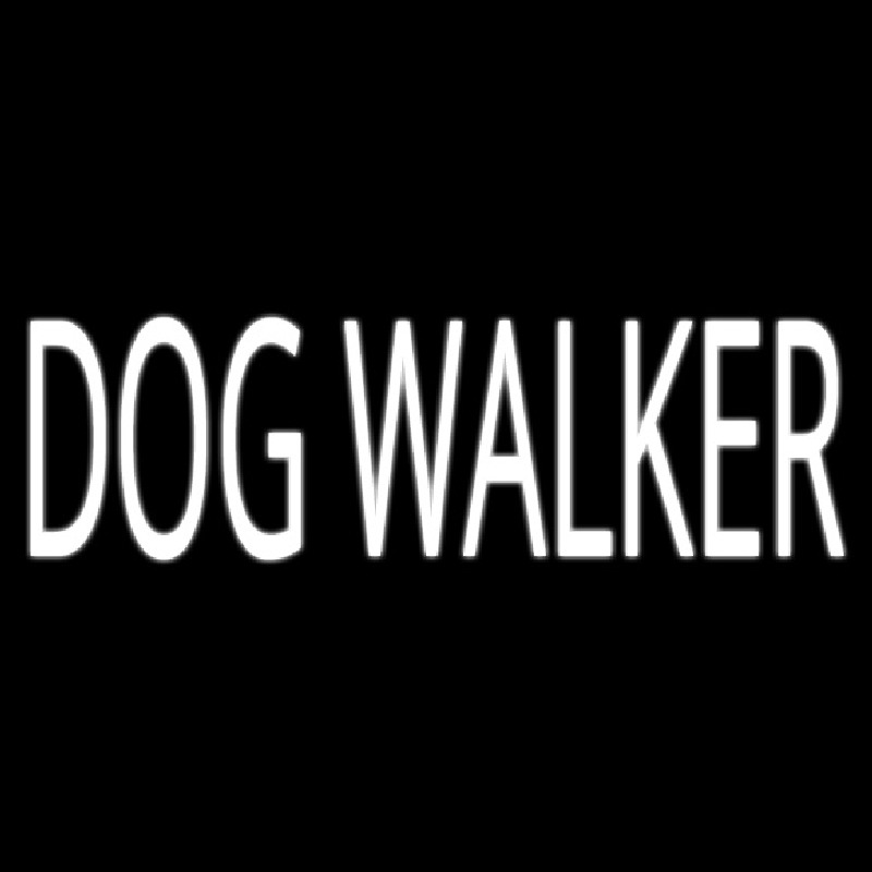 Dog Walker Neon Skilt