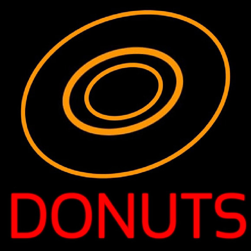 Donuts Neon Skilt