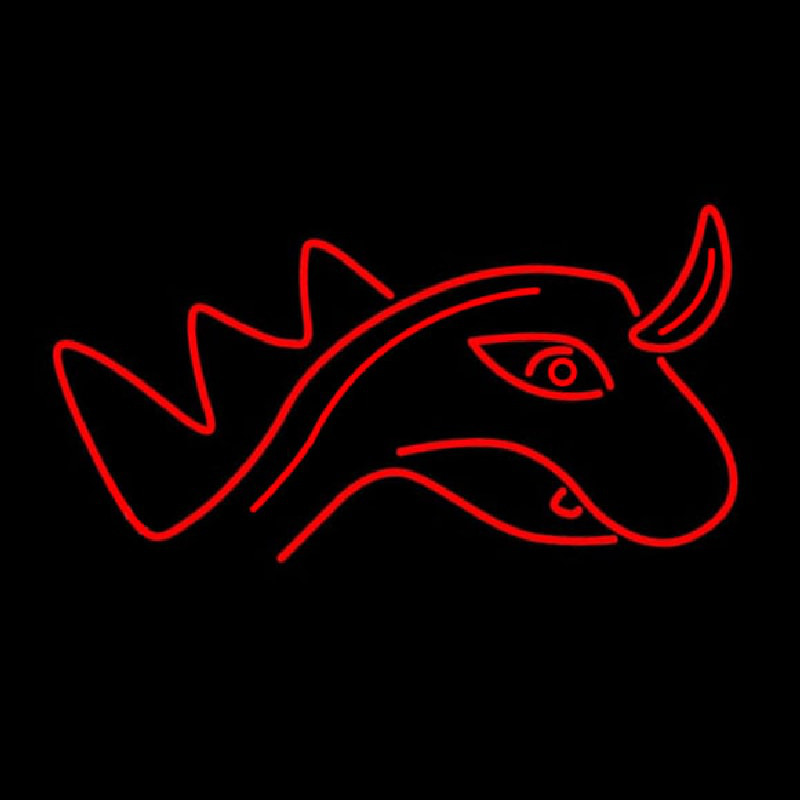 Dragon Head Neon Skilt