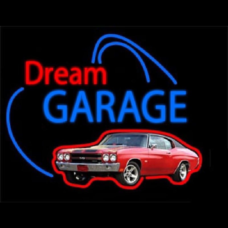 Dream Garage Chevy Chevelle Ss Neon Skilt