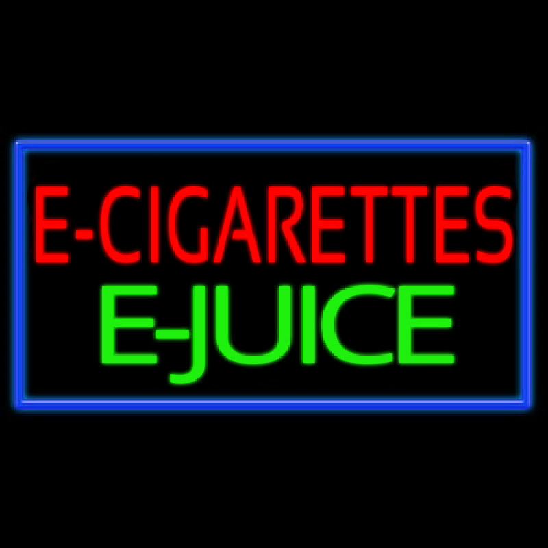 E Cigarettes E Juice Neon Skilt