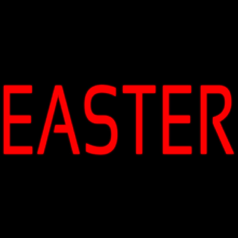 Easter 6 Neon Skilt