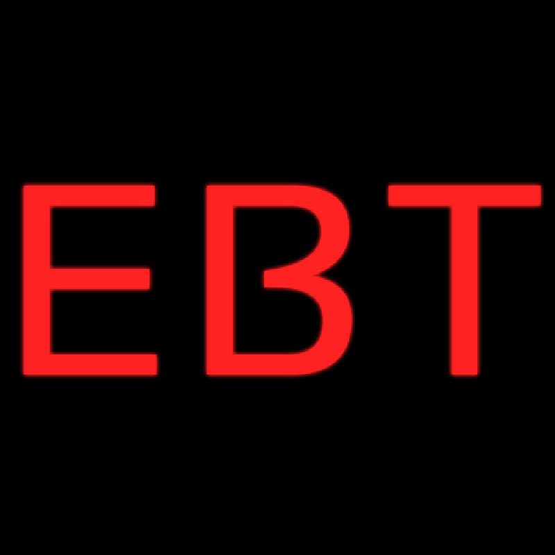 Ebt Neon Skilt