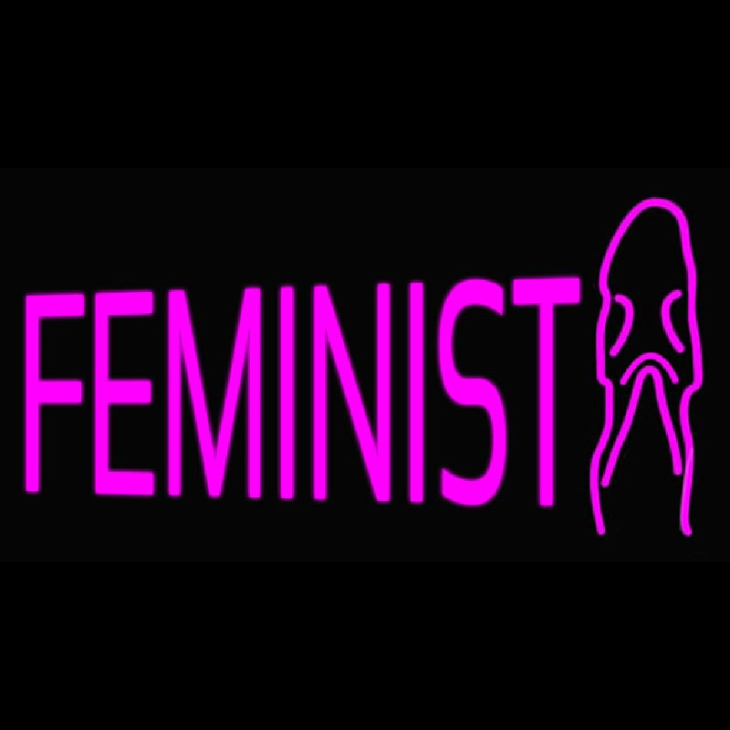Feminist Girl Neon Skilt