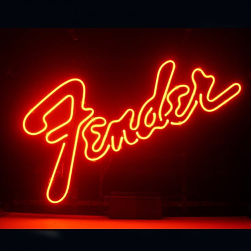 Fender Neon Skilt