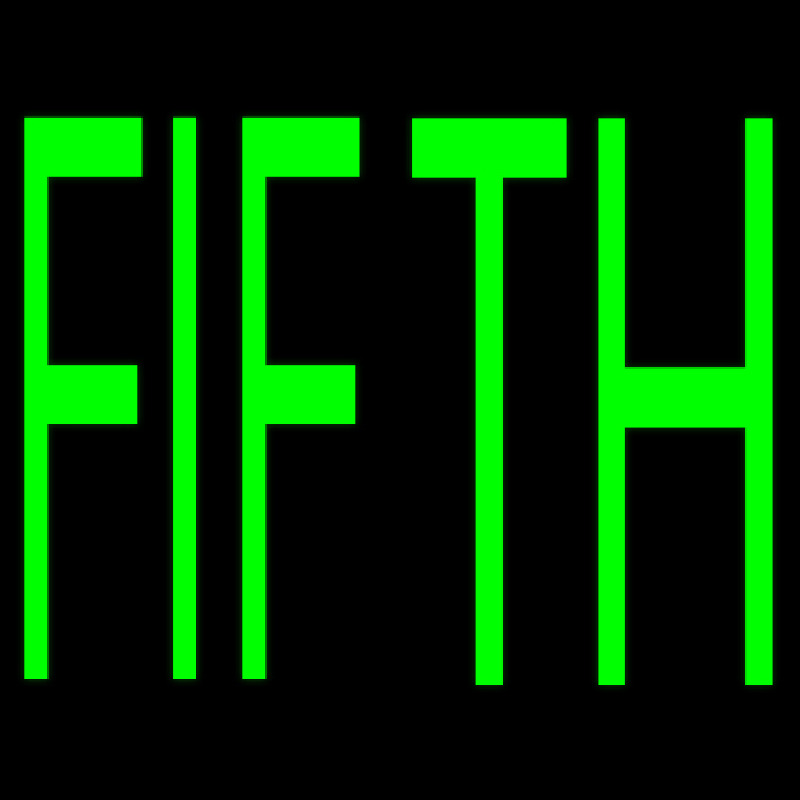 Fifth Neon Skilt