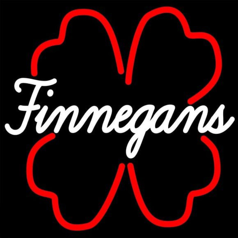 Finnegans And Clover Beer Sign Neon Skilt