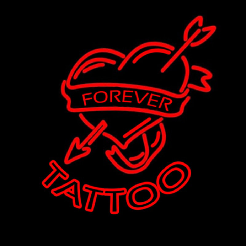 Forever Tattoo Neon Skilt