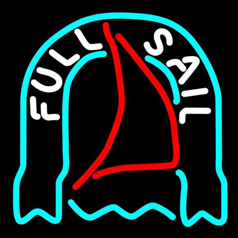 Fosters Full Sail Beer Sign Neon Skilt