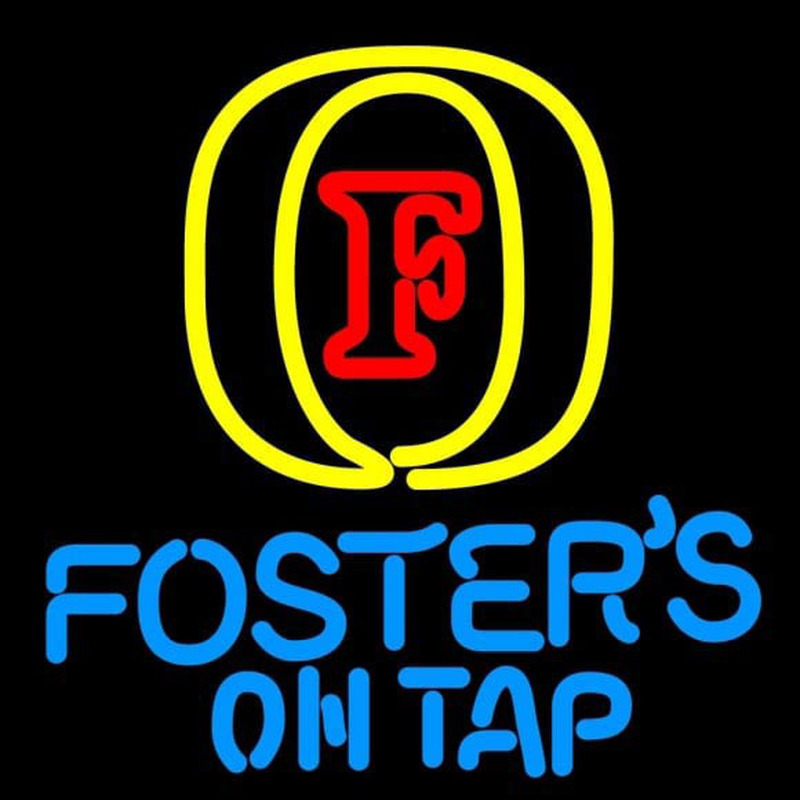 Fosters On Tap Beer Sign Neon Skilt