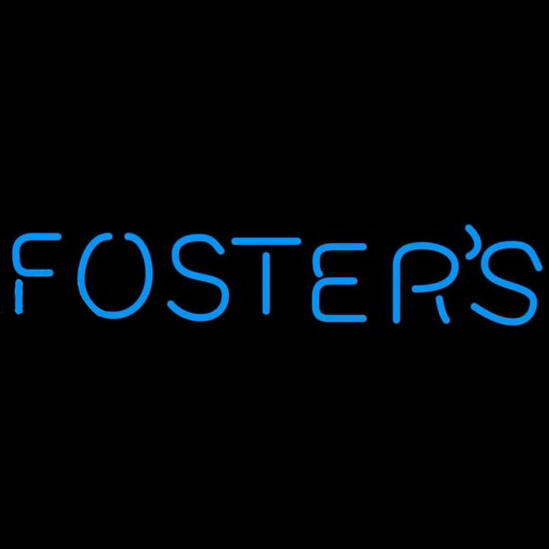 Fosters Word Beer Sign Neon Skilt
