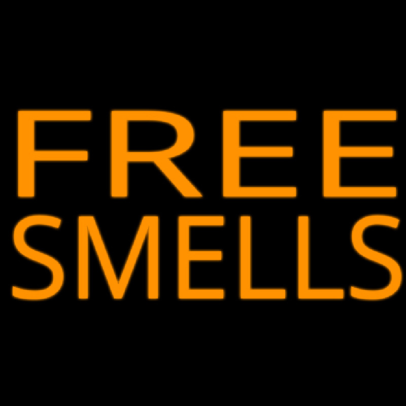 Free Smells Neon Skilt
