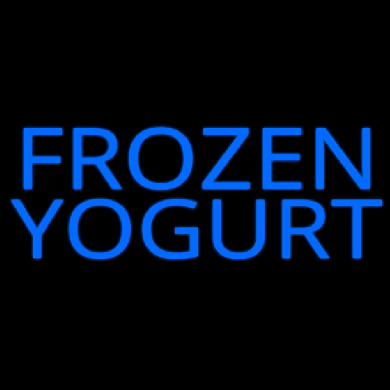 Frozen Yogurt Neon Skilt