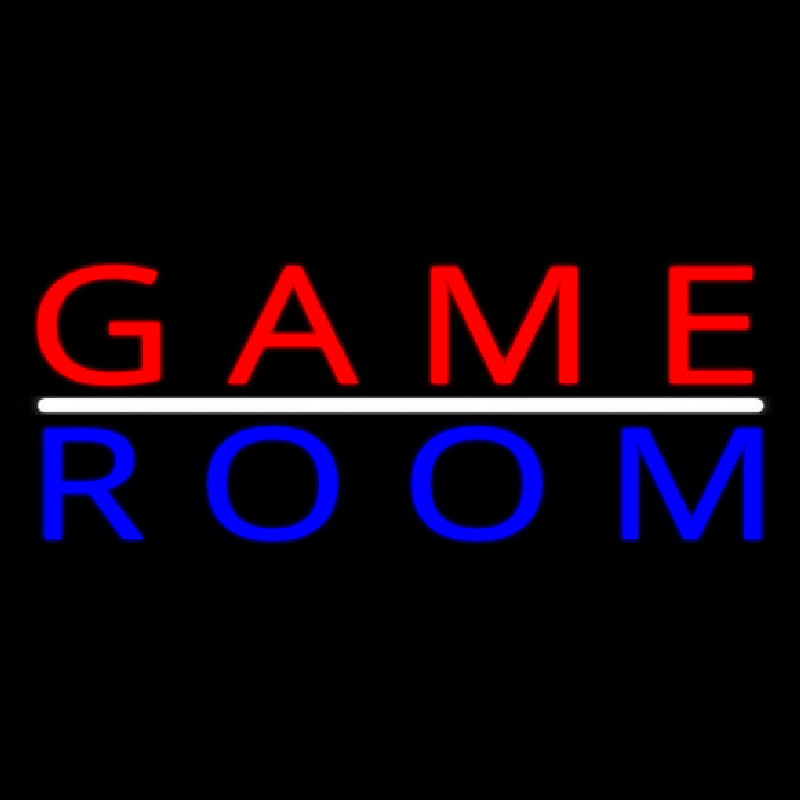 Game Room Bar Real Neon Glass Tube Neon Skilt