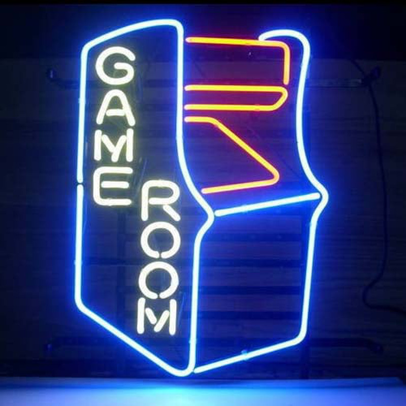 Gameroom Retro Butik Åben Neon Skilt