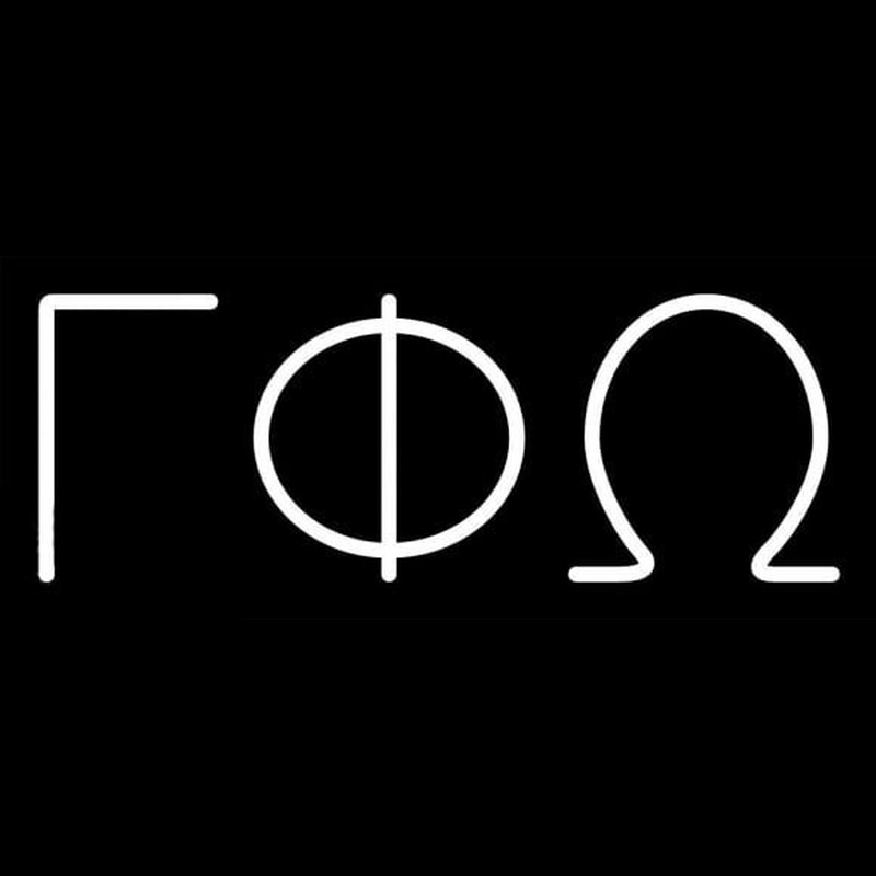 Gamma Phi Omega Neon Skilt