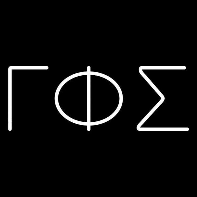 Gamma Phi Sigma Latino Greek Neon Skilt