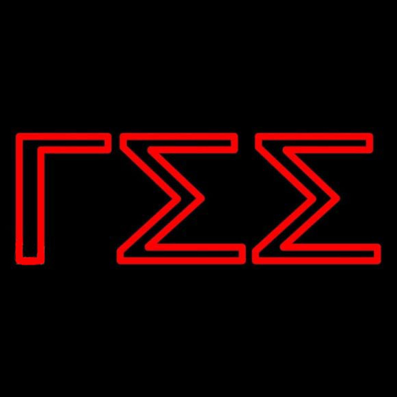 Gamma Sigma Sigma Neon Skilt