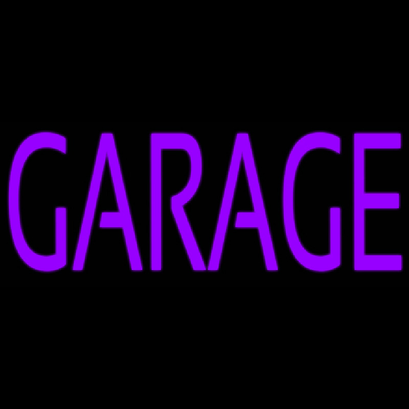 Garage Block Neon Skilt