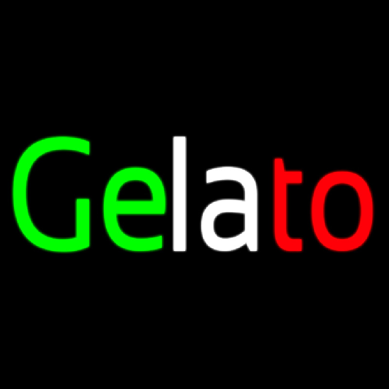 Gelato Neon Skilt