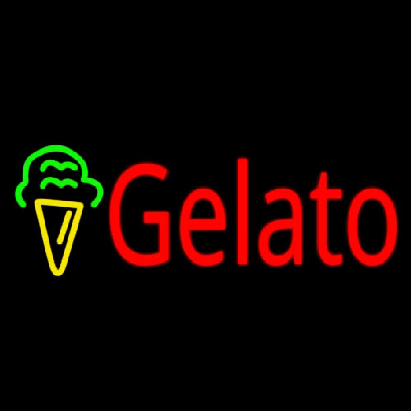 Gelato Neon Skilt