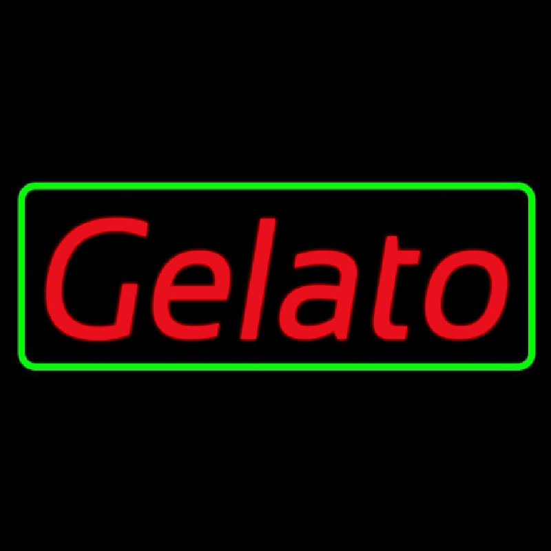 Gelato Neon Skilt