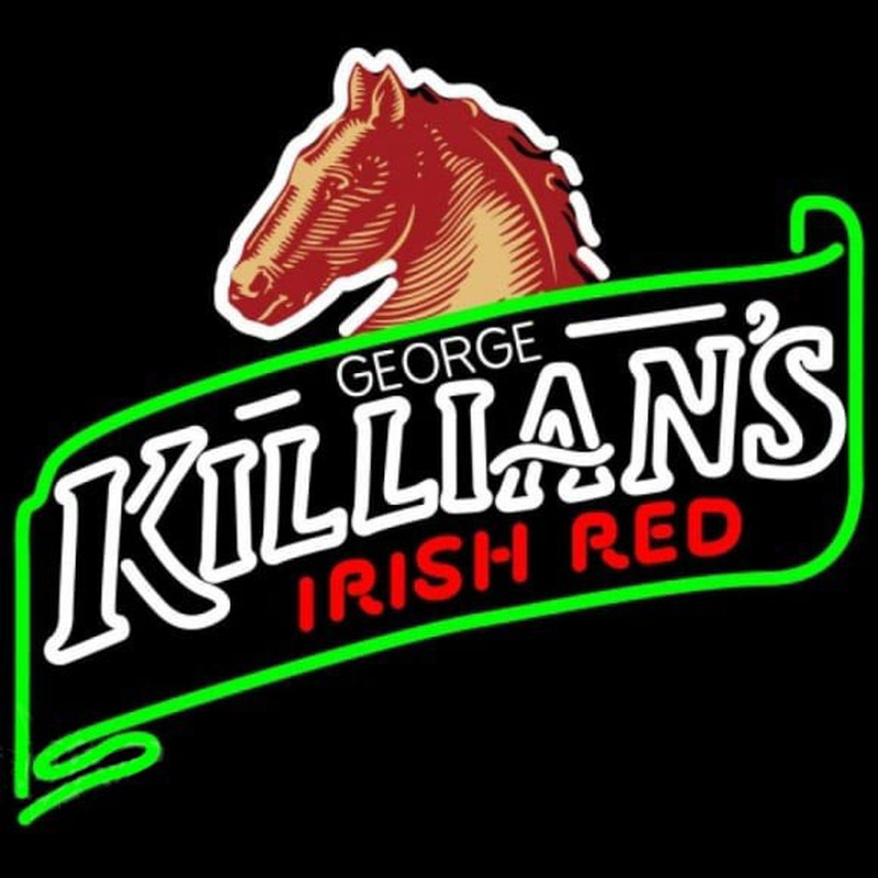 George Killians Irish Red Summer Beer Sign Neon Skilt