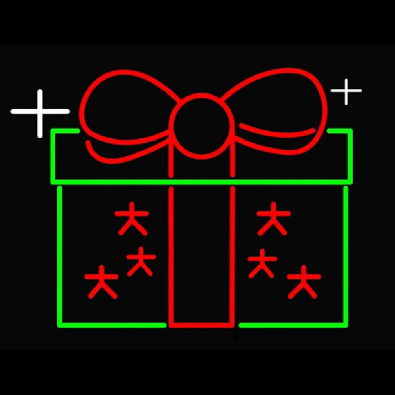 Gift Bo  Neon Skilt