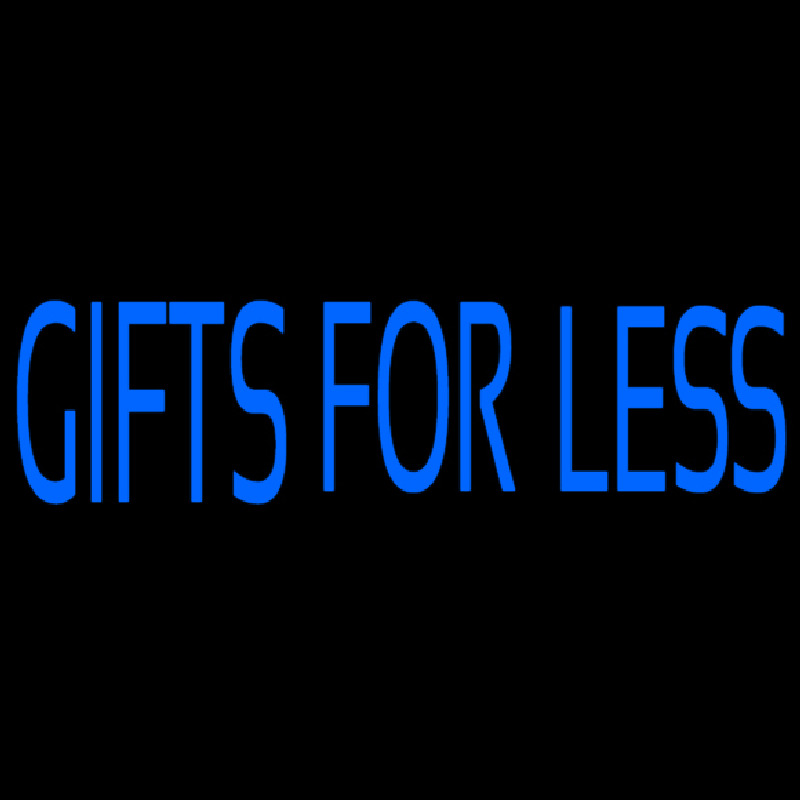Gifts For Less Block Neon Skilt