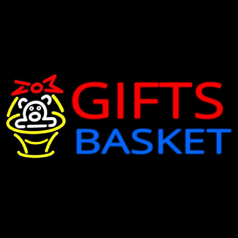 Giftsbasket Neon Skilt