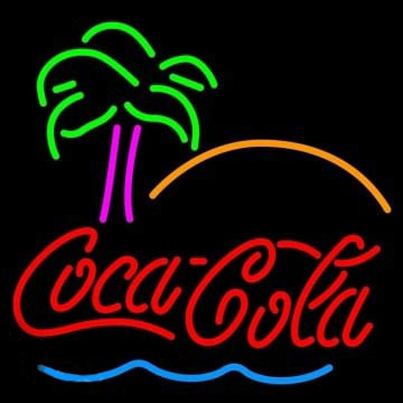 Go Coca Cola Tree Neon Skilt