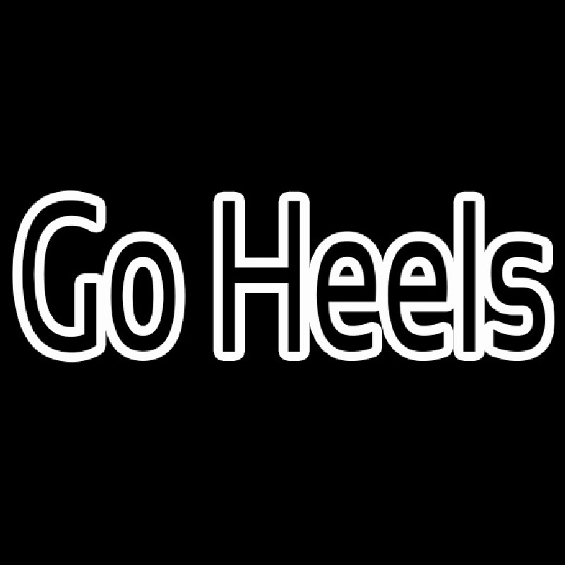 Go Heels Neon Skilt
