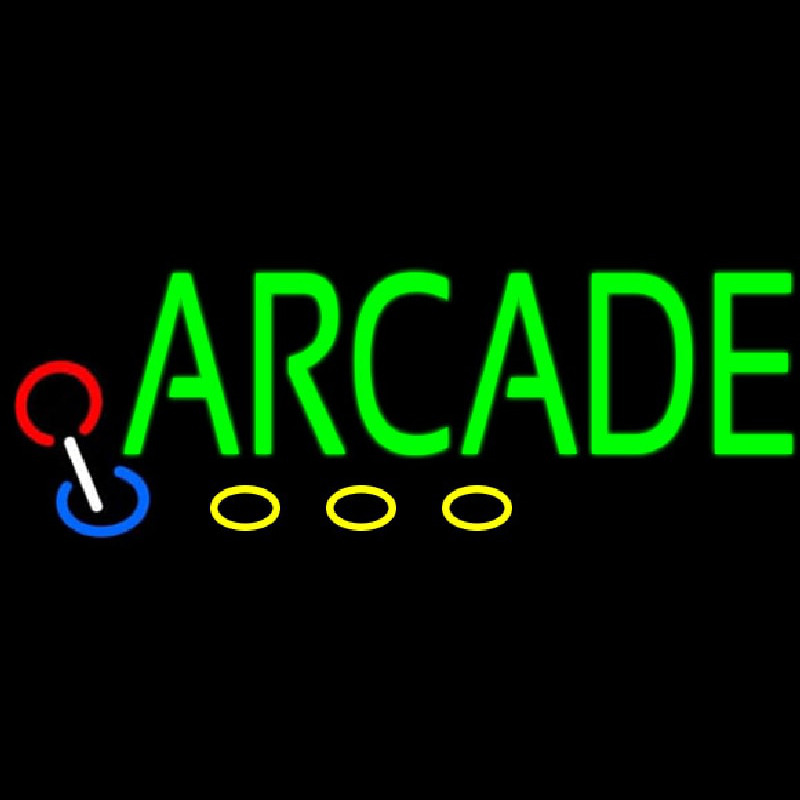 Green Arcade Neon Skilt