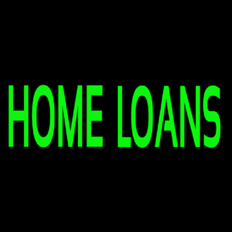 Green Home Loans Neon Skilt