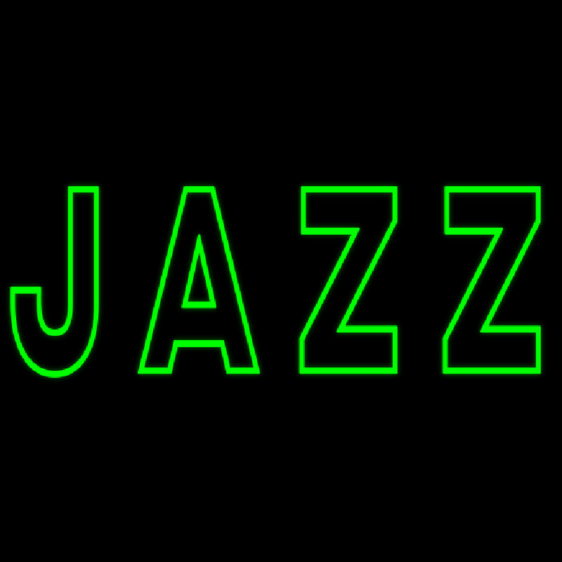 Green Jazz Block 1 Neon Skilt