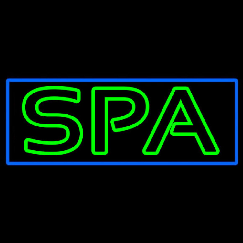 Green Spa Neon Skilt