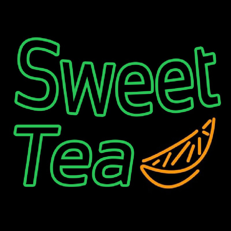 Green Sweet Tea Neon Skilt