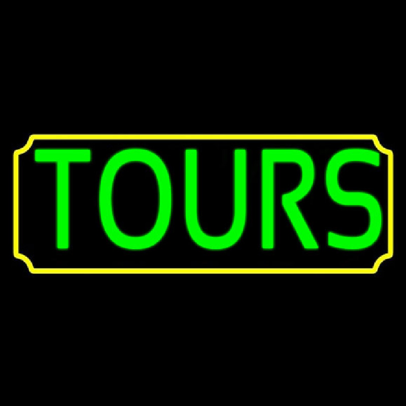 Green Tours Neon Skilt