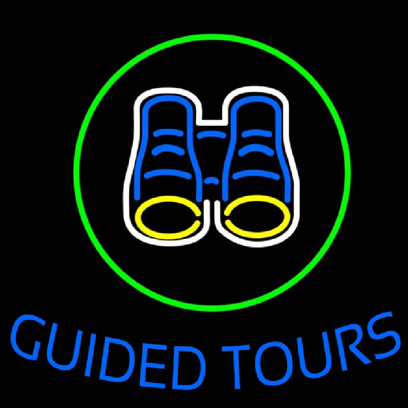 Guided Tours Neon Skilt