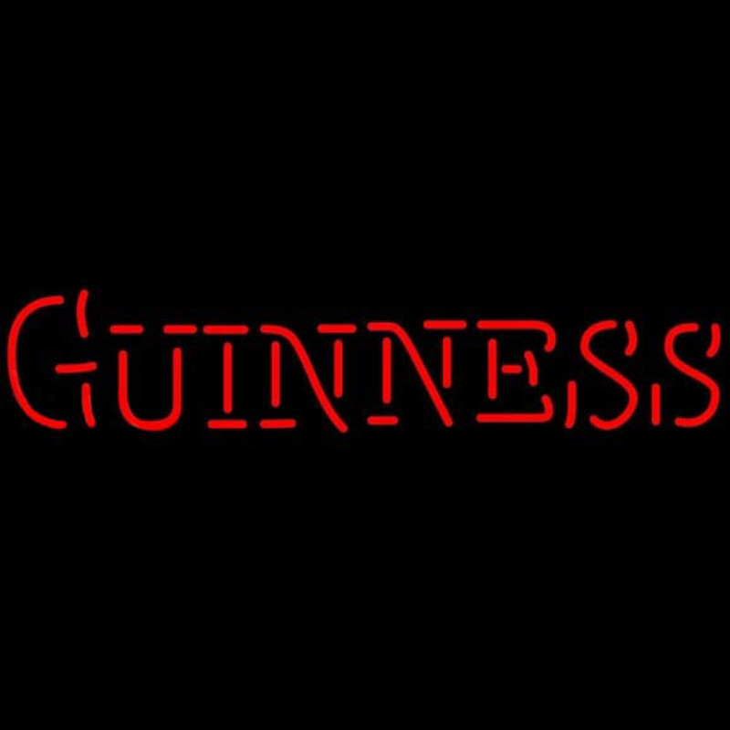 Guinness Classic Logo Beer Sign Neon Skilt