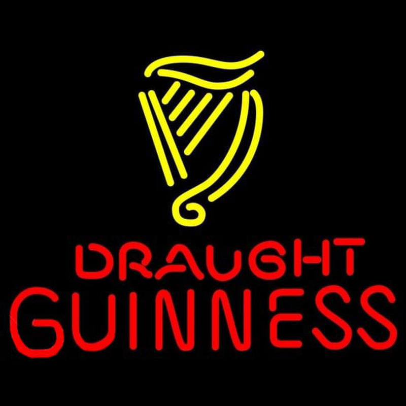 Guinness Draught Beer Sign Neon Skilt