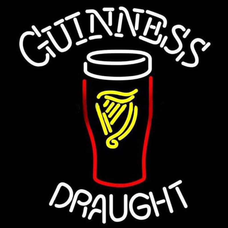 Guinness draught Neon Skilt
