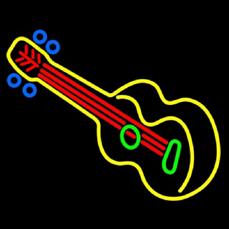 Guitar Strings  Neon Skilt