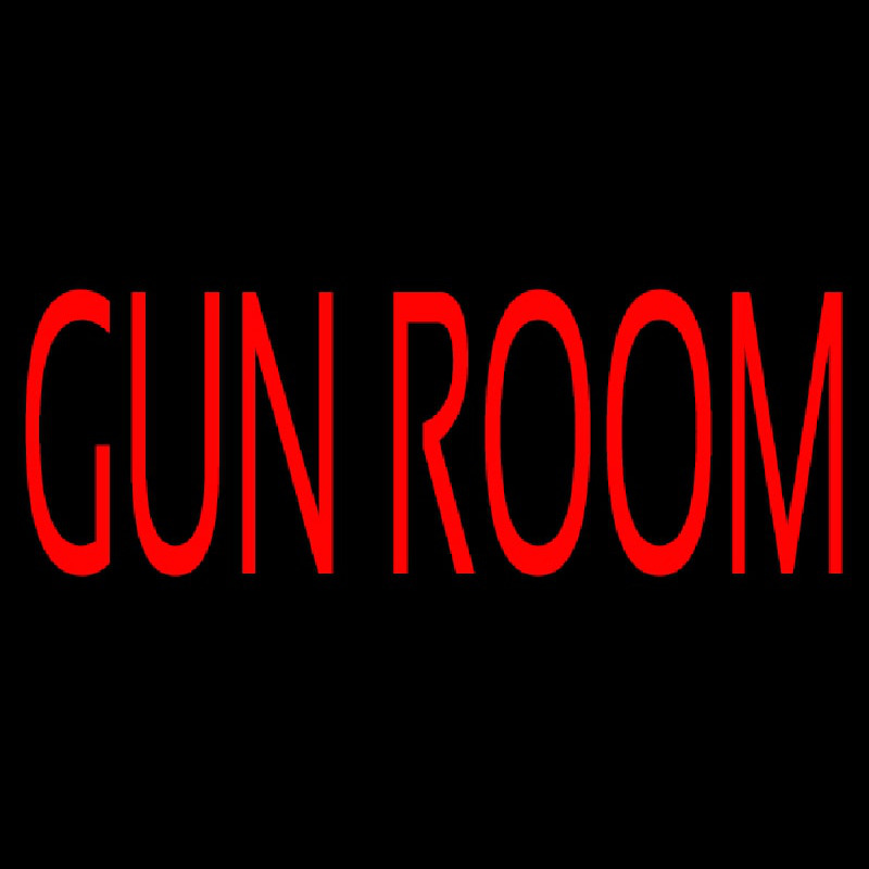 Gun Room Neon Skilt